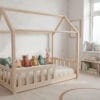 Łóżko domek LULLU – niskie nóżki