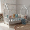 Łóżko domek LULLU - wysokie nóżki