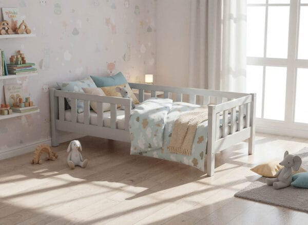 Łóżko dziecięce LULLU – wysokie nóżki