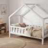 Łóżko domek LULLU - wysokie nóżki, szeroki dach