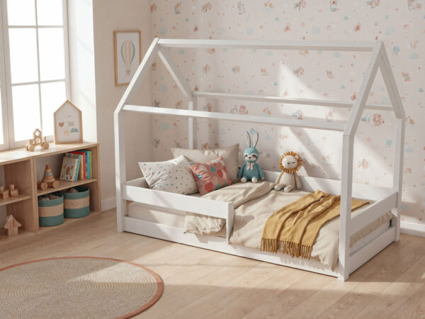 Łóżko domek MIMI - niskie nóżki