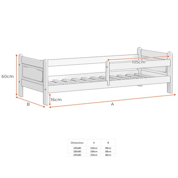Łóżko dziecięce DODO